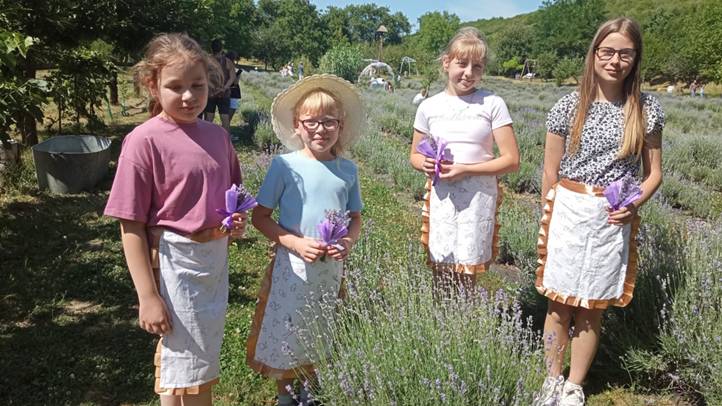 Nagycsaládos kirándulás a levendulamezőn 