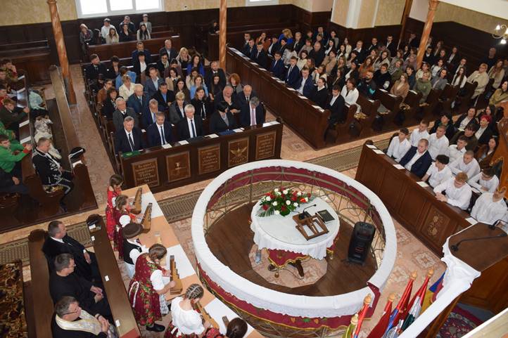 Az Egán Ede Szakképzési Centrum tanévnyitóján. Fotó: Kárpátinfó/ Kovács Elemér