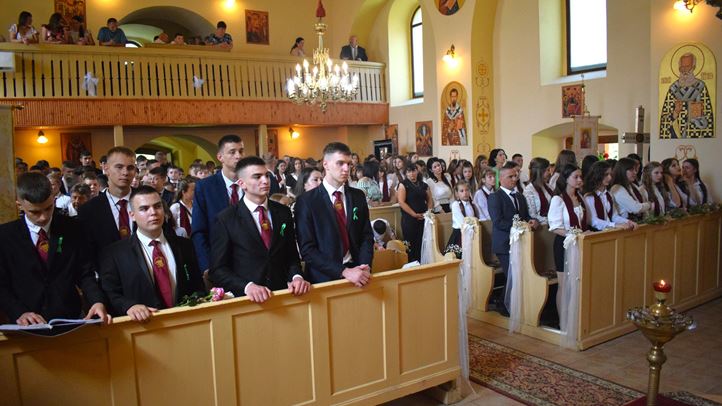 Ballagás a Karácsfalvai Sztojka Sándor Görögkatolikus Líceumban - „Tarts ki abban, amit tanultál és amiről meggyőződtél” Fotó: Kárpátinfo/ Kósa Eszter