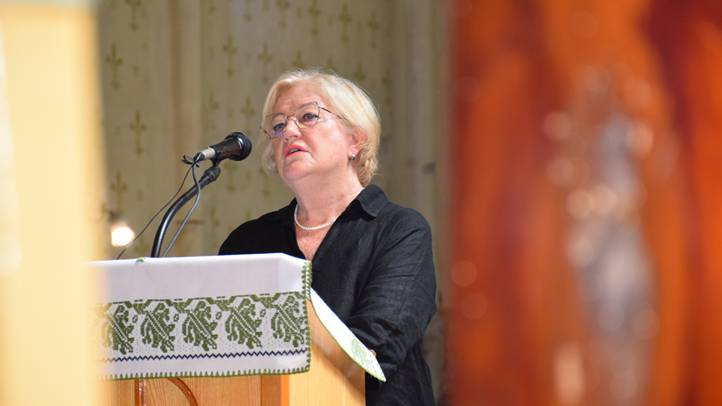 Diplomaátadó ünnepség a Felsőfokú Szakképzési Intézetben - Higgyünk álmaink szépségében. Fotó: Kárpátinfó/ Kovács Elemér