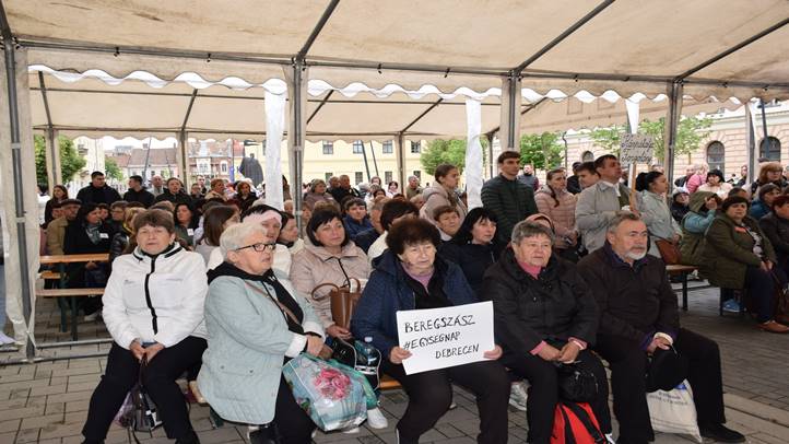 A Magyar Református Egységnapon - Kárpátalja-sziget Debrecenben. Fotó: Kárpátinfó/ Marton Erzsébet