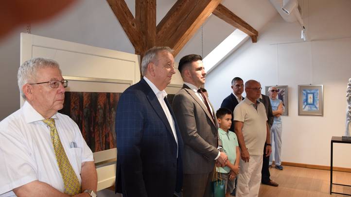 Matl Péter-kiállítás a Munkácsy Mihály Magyar Házban - Kőben, fában, bronzban, vásznon a magyar gondolat. Fotó: Kárpátinfó/ Kovács Elemér