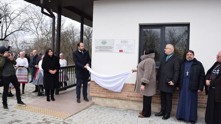 Bővülő hálózat – Óvodaátadás Búcsúban - Nacsa Lőrinc: Aki háborúban óvodát épít, az hisz a békében és a jövőben. Fotó: Kárpátinfó/ Kovács Elemér