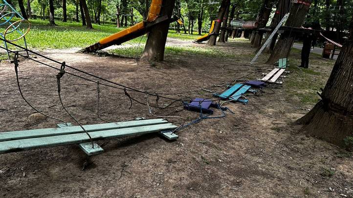 Gyerekek sérültek meg az egyik játszótéren Ungváron