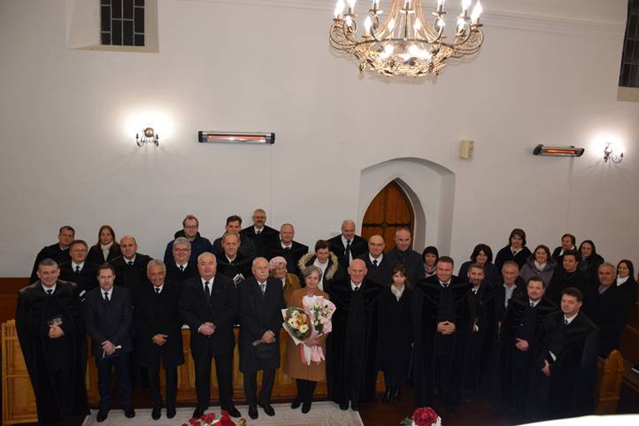 Hálaadó istentisztelet Benében a 30 éves lelkészi szolgálatért -  Hűséggel, alázattal, szeretettel. Fotó: Kárpátinfó/ Marton Erzsébet