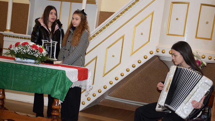 Március 15-re emlékeztek Badalóban - Gyülekezeti közösségben, egységben. Fotó: Kárpátinfó/ Kovács Elemér 