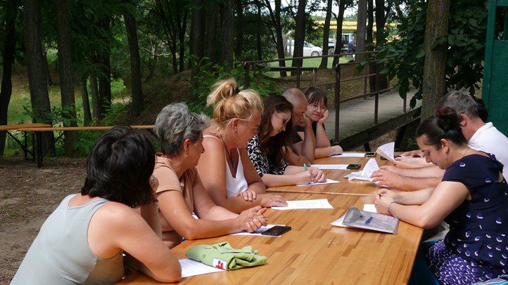 A nagycsaládosok helyi összekötőinek találkozóján - Mérlegvonás, jövőbe tekintés, ötletbörze. Fotó: Kárpátinfo/Kovács Elemér