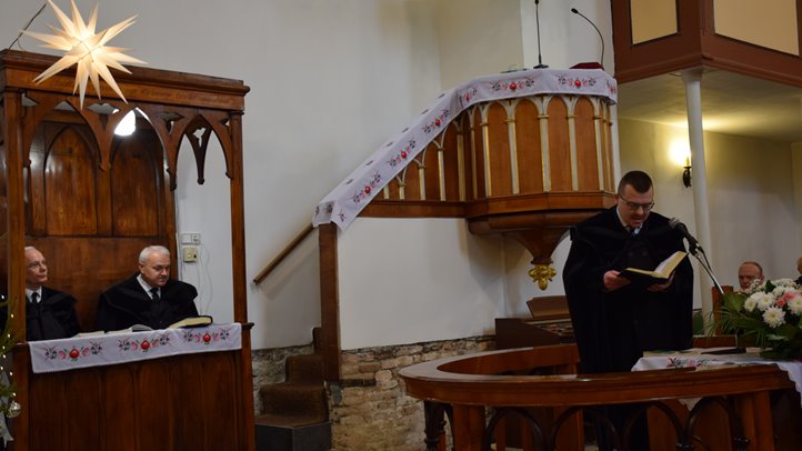 Hálaadó istentisztelet Munkácson – 100 éve született Gulácsy Lajos református püspök -  A hithősök példája és emlékezete.Fotó: Kárpátinfó/ Kovács Erzsébet
