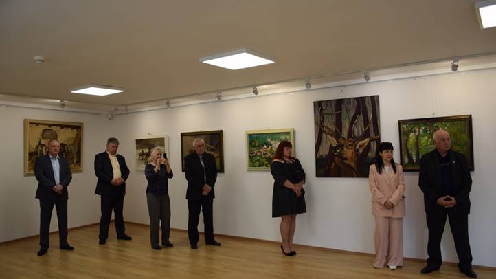 Brinkács István kiállítása Magyarország Beregszászi Konzulátusán - A kísérletező művész. Fotó: Kárpátinfo/ Kovács Elemér