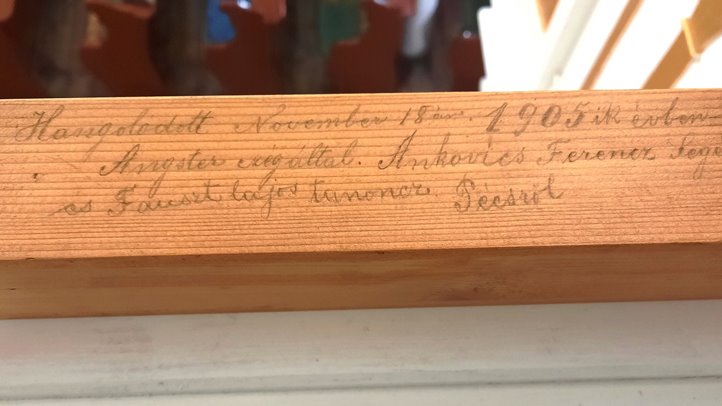 Megújul a badalói református templom orgonája