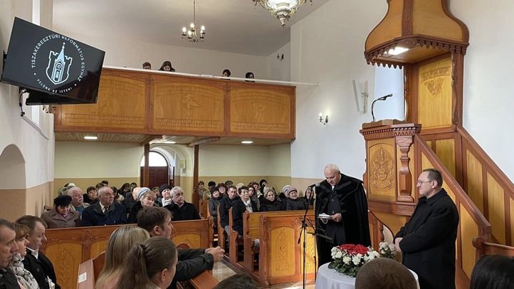 Házaspárok megáldása Tiszakeresztúrban 