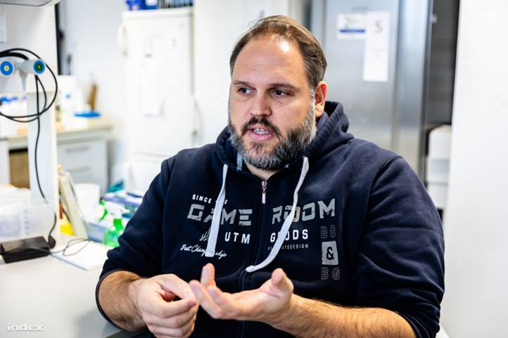 Füredi András rákkutató Fotó: Papajcsik Péter / Index