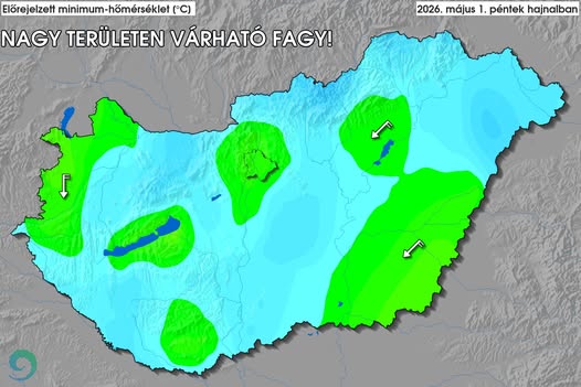 Meteorológia: a hét leghidegebb hajnala lesz a pénteki