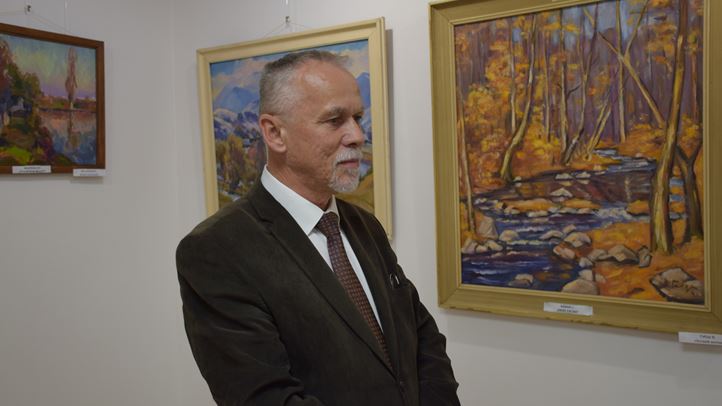 Képzőművészeti kiállítás Magyarország Beregszászi Konzulátusán - Bemutatja gyűjteményét a Péterfalvi Képtár. Fotó: Kárpátinfó/ Kovács Elemér