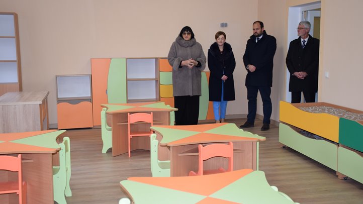 Bővülő hálózat – Óvodaátadás Búcsúban - Nacsa Lőrinc: Aki háborúban óvodát épít, az hisz a békében és a jövőben. Fotó: Kárpátinfó/ Kovács Elemér