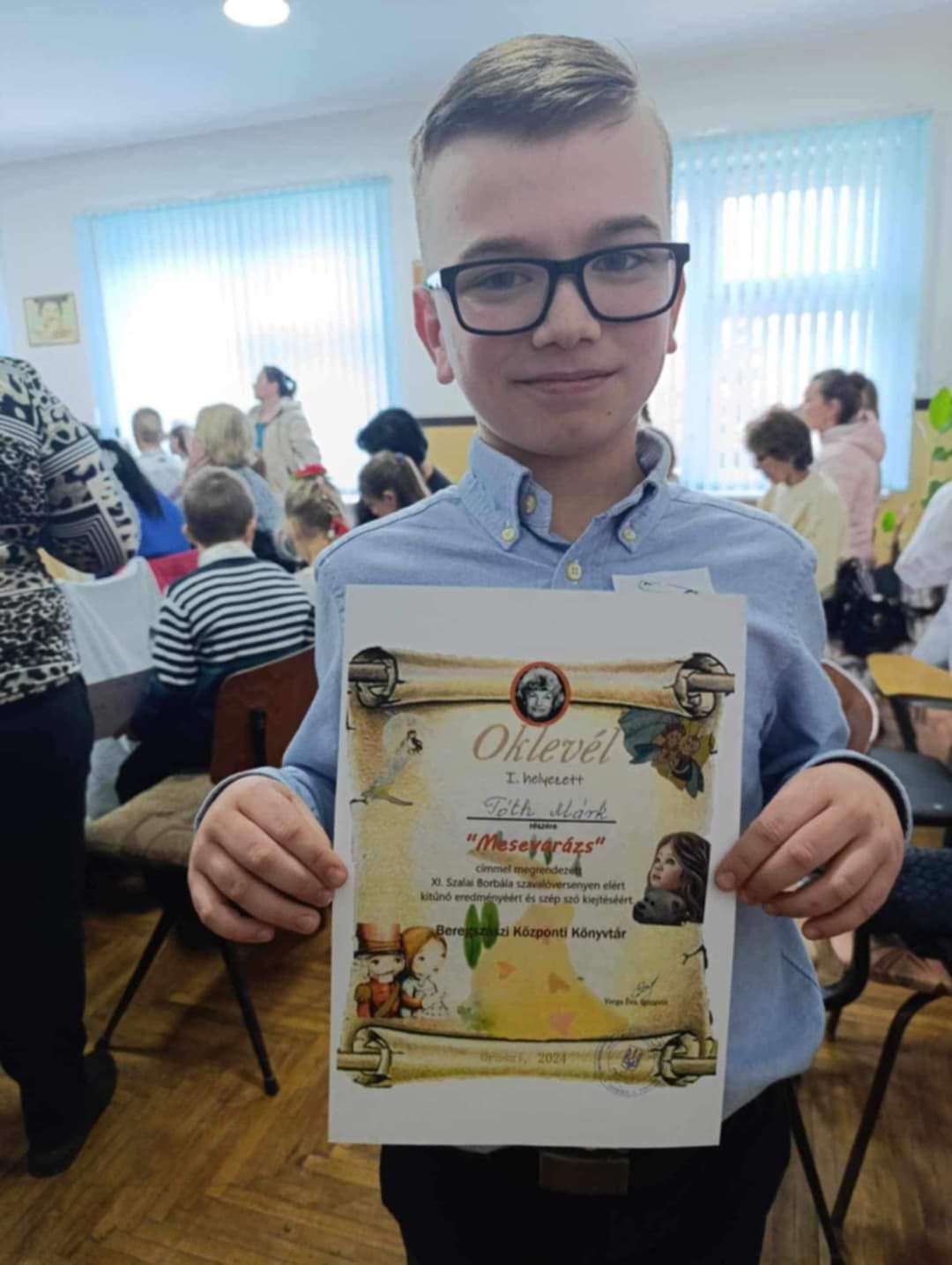 A XI. Szalai Borbála szavalóversenyen -  Mesevarázs Sárosorosziban