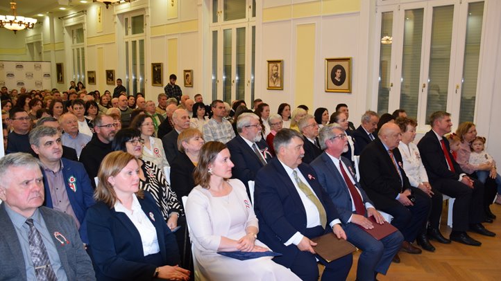 Megemlékezés Munkácson. A KMKSZ központi rendezvényén - „1848, te csillag!”. Fotó: Kárpátinfó/ Kovács Elemér