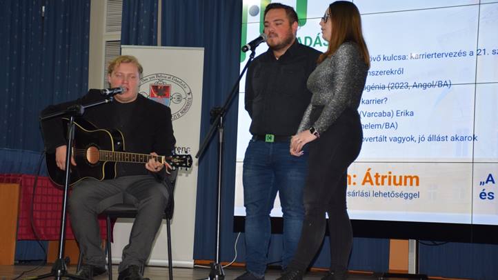 Karriernap és Öregdiák Expo a Rákóczi Főiskolán - Kitartó munka, kreativitás, pozitív szemléletmód. Fotó: Kárpátinfo/ Kovács Elemér