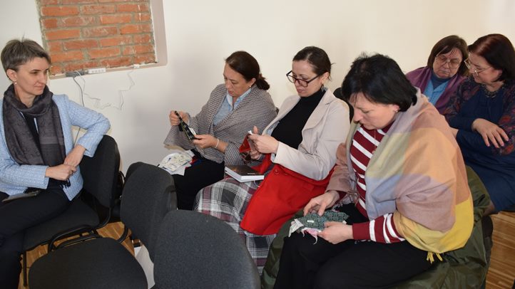 Viseletvarrók szakmai napja az ungvári várban - Inspiráció Kárpátalja népi varrásmintáiból és díszítményeiből. Fotó: Kárpátinfó/ Kovács Erzsébet