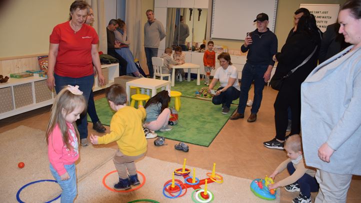 Beregszászi Járási Máltai Szeretetszolgálat: Megújult a gyermekfejlesztő részleg - Külhonból jött a segítség. Fotó: Kárpátinfó/ Kovács Elemér
