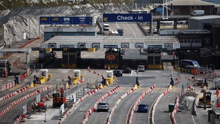 A Brexit hatására élesen visszaesett az áruforgalom / Fotó: AFP