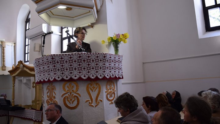 Tavaszi nőszövetségi csendesnap Szőlősgyulán - „Szeret az Úr, azért nincs még végünk”. Fotó: Kárpátinfo/ Marton Erzsébet