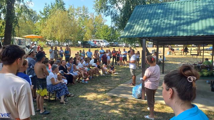 Nyárbúcsúztató a nagycsaládosoknál - Hálaadás, szórakozás, közösségépítés.  Fotó : Kárpátinfó/ Kovács Erzsébet