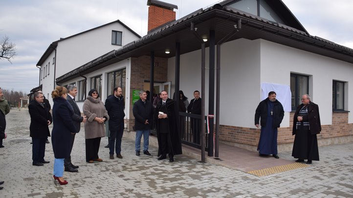 Bővülő hálózat – Óvodaátadás Búcsúban - Nacsa Lőrinc: Aki háborúban óvodát épít, az hisz a békében és a jövőben. Fotó: Kárpátinfó/ Kovács Elemér