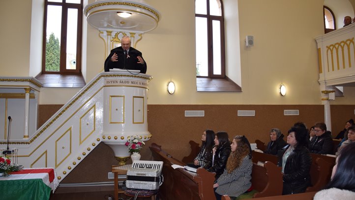 Március 15-re emlékeztek Badalóban - Gyülekezeti közösségben, egységben. Fotó: Kárpátinfó/ Kovács Elemér 
