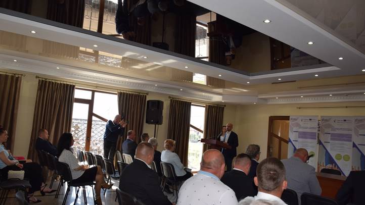 Partnerség határok nélkül: Projektindító Nagydobronyban - Együttműködés a jobb felkészültség és a határokon átnyúló katasztrófamegelőzés érdekében. Fotó: Kárpátinfó/ Kovács Erzsébet