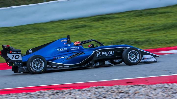 Hideg Ádám sokat tanult első Formula-4-es idényében és Alex Palou-nál tesztelt. Fotó: Magnify