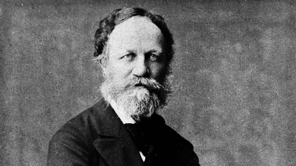 Jókai Mór regényíró, a magyar romantikus próza legkiemelkedőbb képviselője, az MTA tagja (Fotó: MTI/Fotóarchívum)