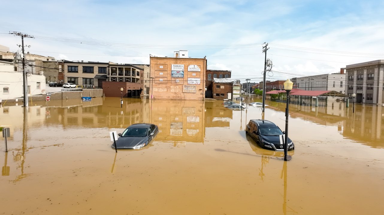 Extrém áradások a Kentucky állambeli Hopkinsville-ben (Fotó: Getty Images/ Jason Davis)