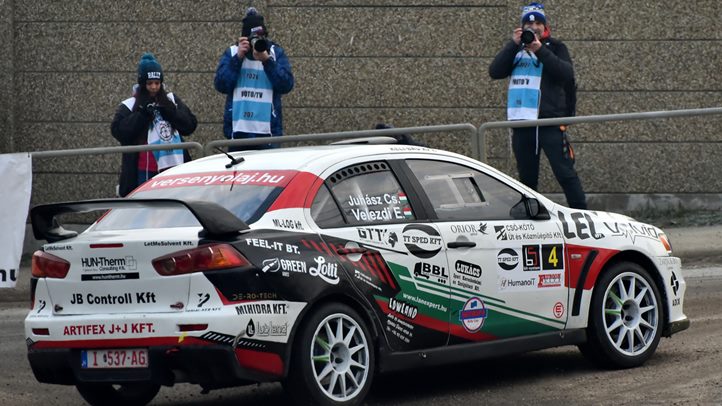 Kategóriagyőzelem a Szilveszter Ralin. Fotó: Hajóka SportFotó