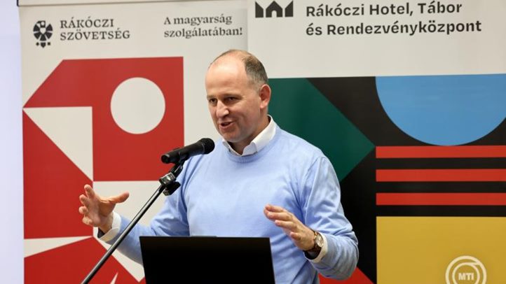 Kárpátaljai magyar nagycsaládosok a sátoraljaújhelyi Rákóczi Táborban - „A kárpátaljai magyarok mindig számíthatnak a magyar kormányra”. Fotó:  MTI