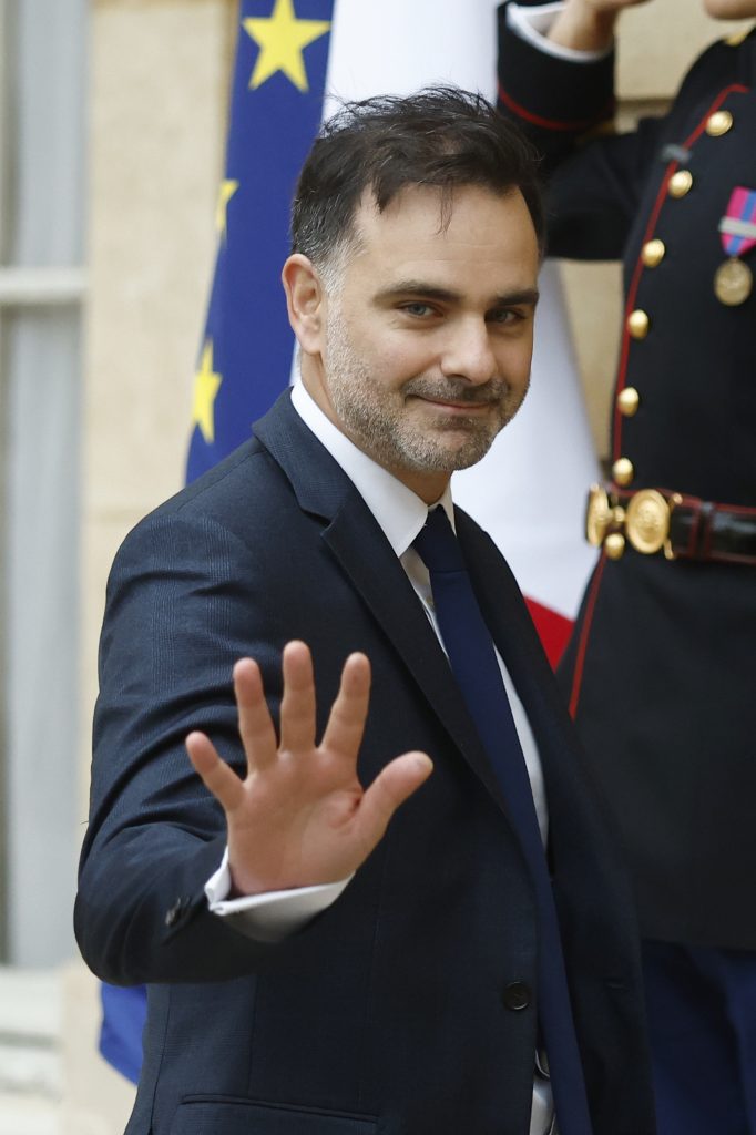 Laurent Saint-Martin költségvetésért felelős miniszter (Fotó: MTI/EPA/Yoan Valat)