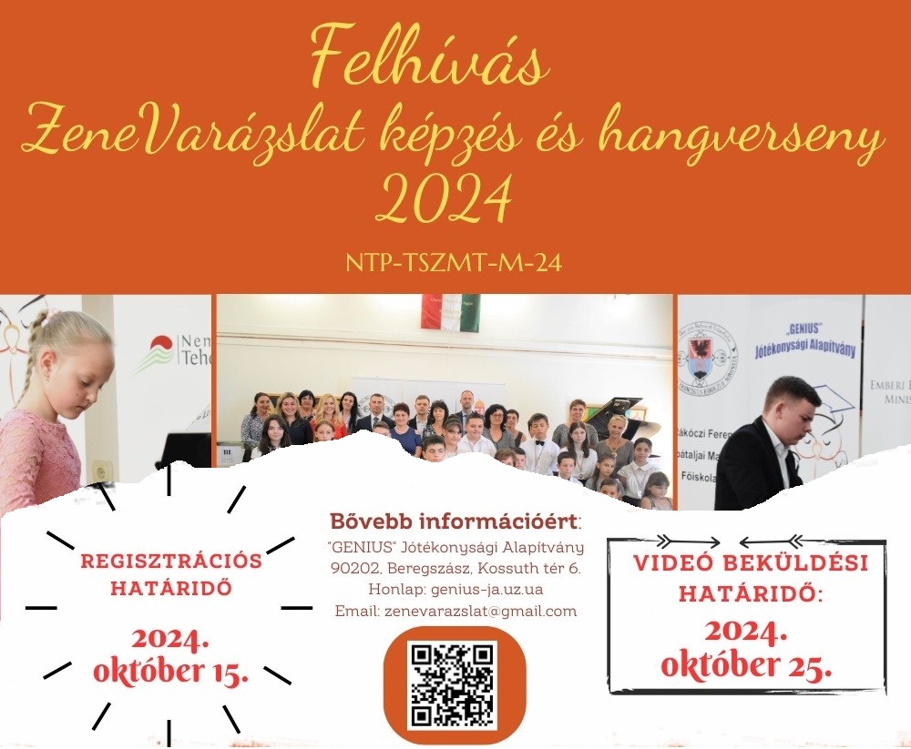 Meghosszabbított jelentkezési határidő: VI. ZeneVarázslat