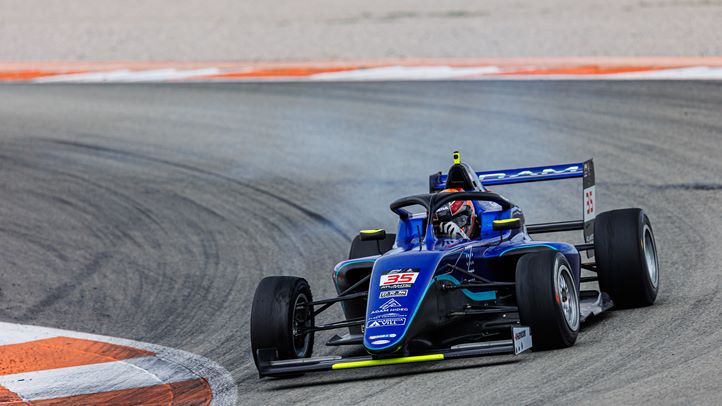 Balszerencsés ütközés pecsételte meg Hideg Ádám eredményeit Valenciában. Fotó: Dutch Photo Agency