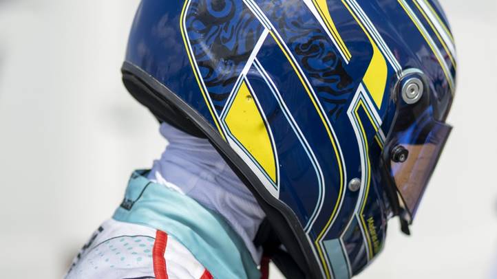 Beni és Ákos a Slovak Karting Centerben. Fotó: Hajóka Sport Fotó