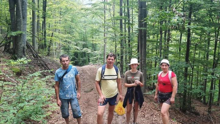 Családi sátorozás a Talabor partján