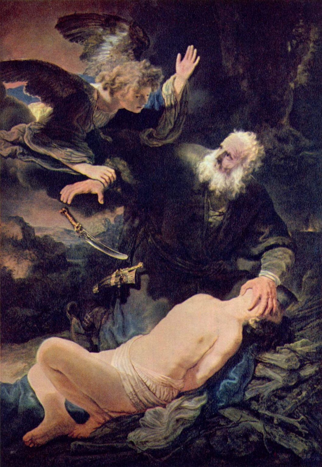 Rembrandt: Ábrahám és Izsák (Forrás: Wikipédia)