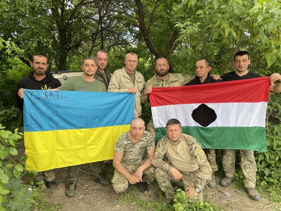 Babják Zoltán, Beregszász polgármestere a hétvégén ellátogatott a demarkációs vonal közelébe.