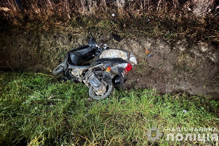 A Huszti járásban (Kárpátalja, Nyizsne Szeliscse - Alsószeliscse) egy ittas autós elgázolt egy 15 éves gyalogost. Fotó: Nemzeti Rendőrség