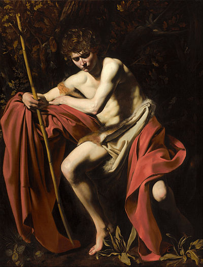 Caravaggio: Keresztelő Szent János (Forrás: Wikipedia)