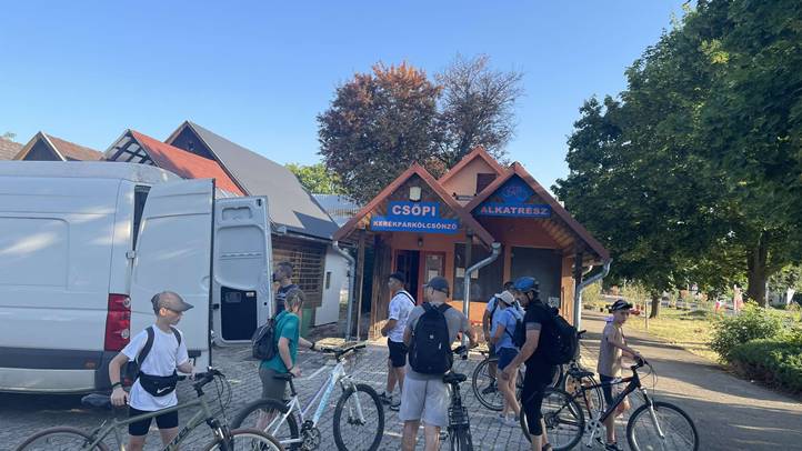 Élménybeszámoló a kárpátaljai nagycsaládosok balatoni kerékpártúrájáról