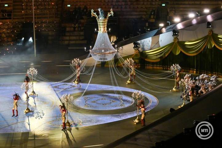 Verona, 2026. február 22. A 2026-os milánói-cortinai téli olimpia záróünnepsége a Verona Arénában 2026. február 22-én. MTI/Illyés Tibor