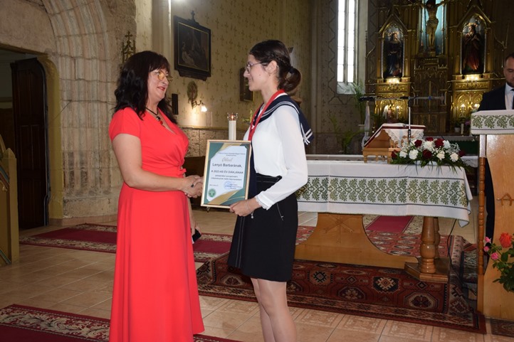 A Rákóczi Főiskola Szakgimnáziumának tanévzáró és diplomaátadó ünnepségén. Fotó: Kovács Erzsébet