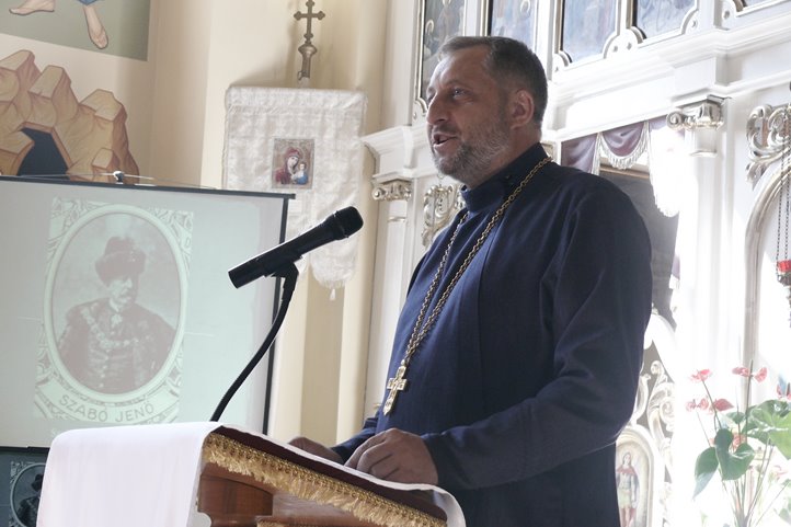 Konferencia és emlékműavatás Salánkon - Szabó Jenő, a hithű lokálpatrióta. Fotó: Kárpátinfo/Kovács Elemér