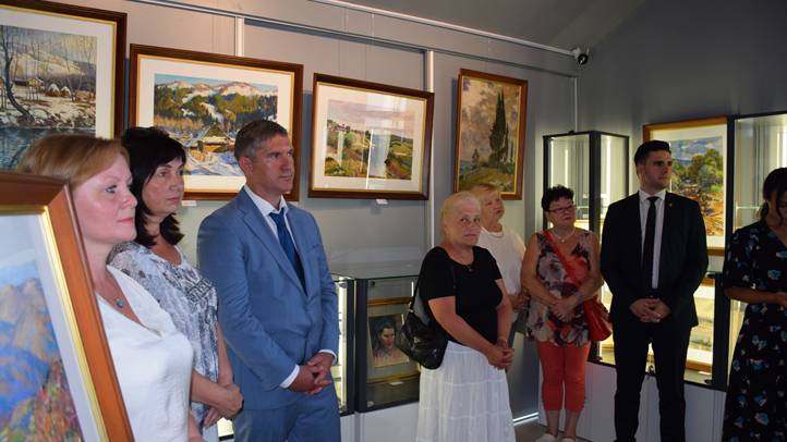 Garanyi-kiállítás nyílt Beregszászon - A sokoldalú lokálpatrióta művész. Fotó: Kárpátinfó/ Kovács Elemér 