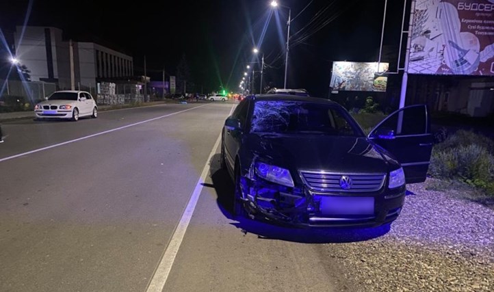 Közúti balesetben meghalt egy 65 éves kerékpáros Kárpátalján. Fotó: Kárpátaljai Rendőrség